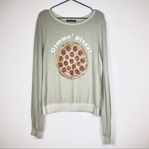 WILDFOX // Gimme Pizza Sweater